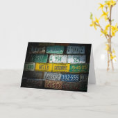 こんにちはさようなら カード (黄色い花)