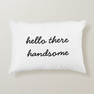 こんにちはそこにハンサムな枕 アクセントクッション