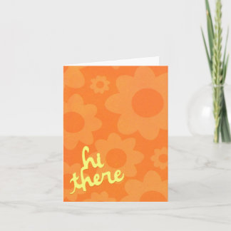 こんにちはそこにメッセージカード カード