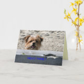 こんにちはそこに! カード (黄色い花)