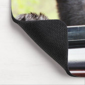 "こんにちはそこに!" ツキノワグマのマウスパッド マウスパッド (コーナー)