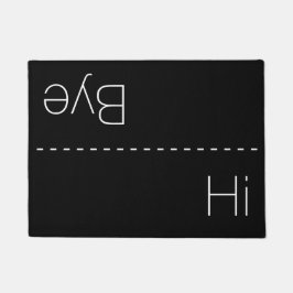 こんにちはそして従属的な玄関マット ドアマット