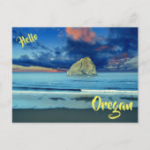 こんにちはオレガン旅行はがき ポストカード (正面)