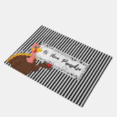 こんにちはカボチャのdoormat ドアマット (アングル)
