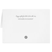 こんにちはカードかわいくおもしろいな吸血鬼猫の写真 (裏面横)