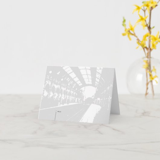 こんにちはカード カード (黄色い花)