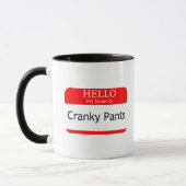 こんにちはクランキーパンツと申します マグカップ (左)