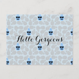 「こんにちはゴージャス」パイナップルはがき ポストカード