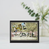 こんにちはサウスカロライナのヴィンテージ旅行郵便はがきから ポストカード (スタンド正面)