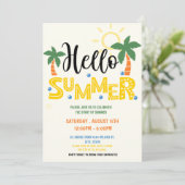 こんにちはサマー・パーティー、学校最後の日、プール・パーティー 招待状 (スタンド正面)