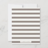 こんにちはサンシャイン文具 - チャコール ノートカード (裏面)