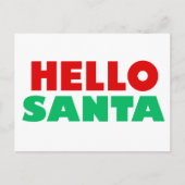 こんにちはサンタ ポストカード (正面)