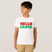 こんにちはサンタ Tシャツ (正面フル)