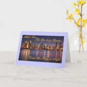 こんにちはサンディエゴの挨拶状から カード (黄色い花)