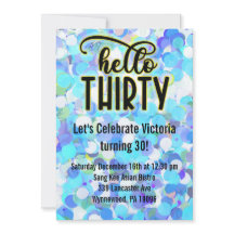 こんにちはサーティー - ブルー