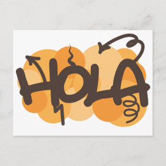 こんにちはスペインの ポストカード