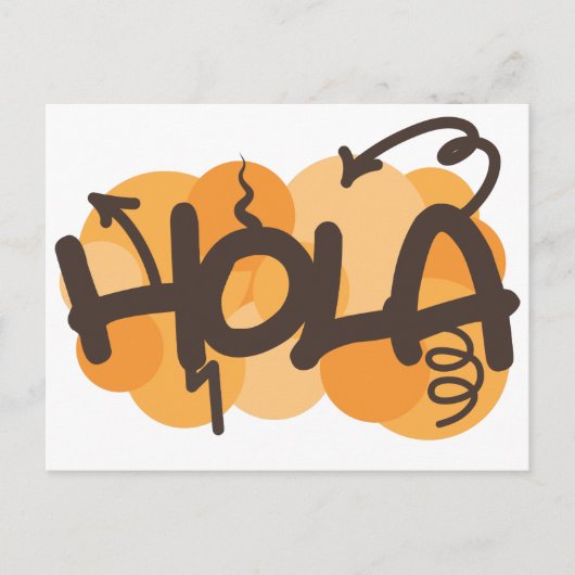 こんにちはスペインの ポストカード (正面)