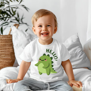 こんにちはドラゴン ベビーTシャツ