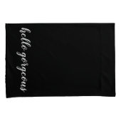 こんにちはハンサムな|のこんにちは豪華な標準 枕カバー (正面右)