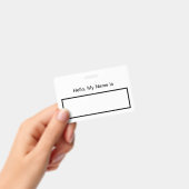 こんにちはバッジ バッジ (手持ち)