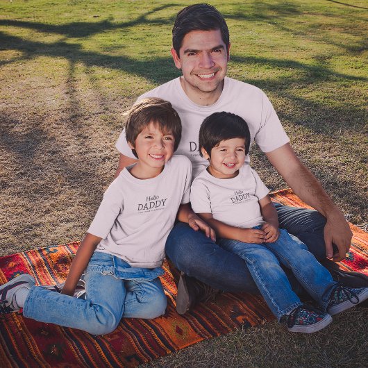 こんにちはパパ私はあなたに会うのが待ち遠しい