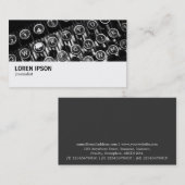 こんにちはファイ- 0255 -古いタイプライター 名刺 (正面/裏面)