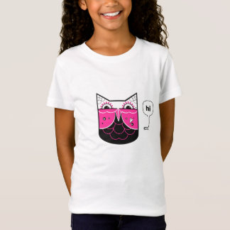 こんにちはフクロウの青年ティー- IMJUSTSARAH Tシャツ