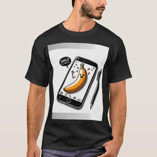 こんにちはフルーツ Tシャツ (正面)
