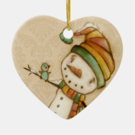 こんにちはブルーバード-陶磁器のオーナメント セラミックオーナメント