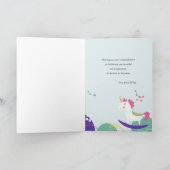 こんにちはベビー挨拶状 カード (内部)