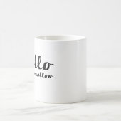 こんにちはマシュマロのマグ コーヒーマグカップ (中央)