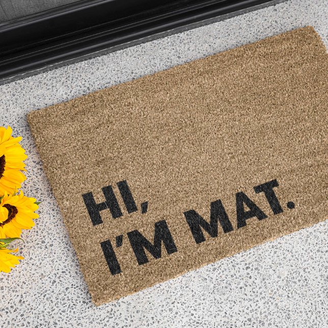 こんにちはマット ドアマット (クリエイターアップロード済み)