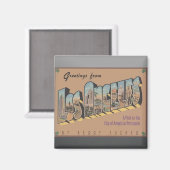 こんにちはロサンゼルス、ヴィンテージ マグネット (正面/裏面)