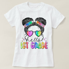 こんにちは一年生の先生 コケット鉛筆リボン Tシャツ