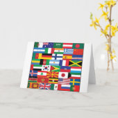 こんにちは世界:) カード (黄色い花)