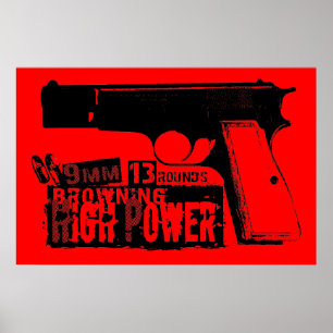 こんにちは力を茶色にすること ポスター