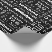 こんにちは及びこんにちは! 世界中 ラッピングペーパー (角)