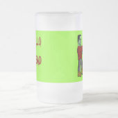 こんにちは友人の気色悪いフランケンシュタインのTシャツ、フード付きスウェットシャツ フロストグラスビールジョッキ (中央)