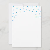 こんにちは双生児の男の子のベビーシャワーの招待状 招待状 (裏面)