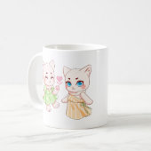 こんにちは可愛い子ちゃん コーヒーマグカップ (正面左)