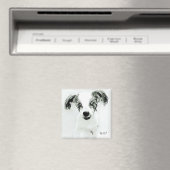 こんにちは可愛い犬の磁石 マグネット (インサイチュ (食洗機))