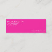 こんにちは名刺を出動させて下さい スキニー名刺 (裏面)