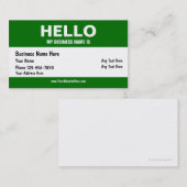 こんにちは名刺 名刺 (正面/裏面)