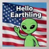 こんにちは地球人 ポスター (正面)