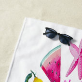 こんにちは夏の時間 ビーチタオル (インサイチュ)