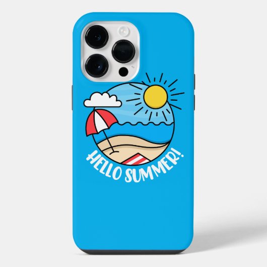 こんにちは夏2 iPhoneケース (裏面)