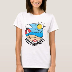 こんにちは夏2 Tシャツ