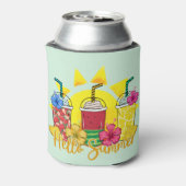 こんにちは夏 | さわやかなトロピカルフルーツスムージー 缶クーラー (缶裏面)