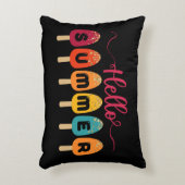 こんにちは夏 | アイスカラフルクリーム アクセントクッション (正面(垂直))