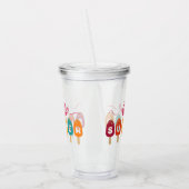 こんにちは夏 | アイスカラフルクリーム アクリルタンブラー (左)